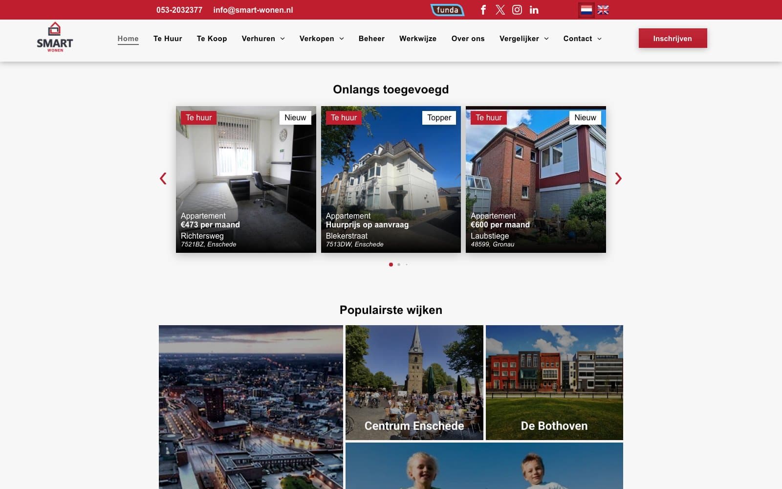 Smart Wonen scherm 1