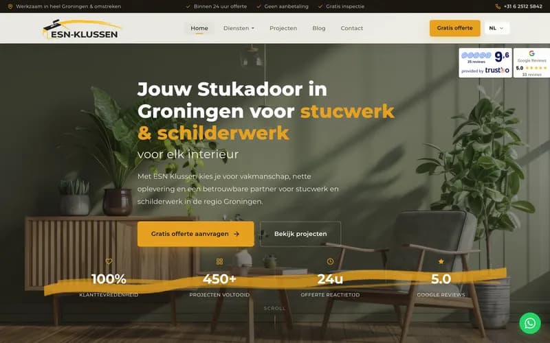 ESN Klussen website