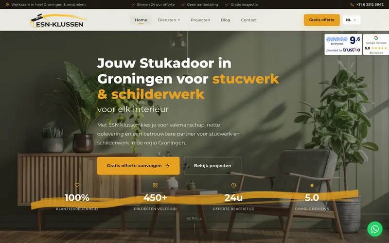 ESN Klussen website